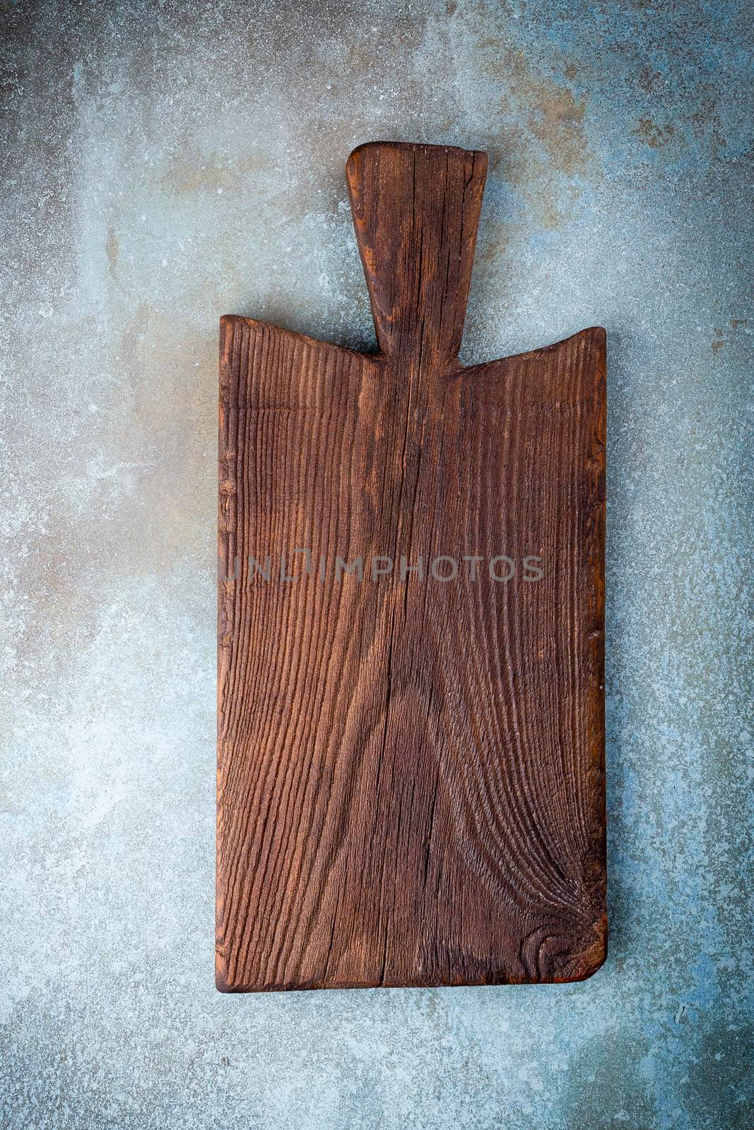 Empty cutting board Cutting Board on a old rustik table by gitusik