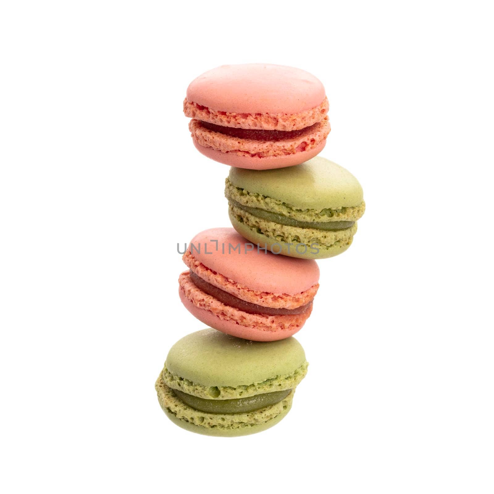 Macaroon isolated on a white background. by gitusik