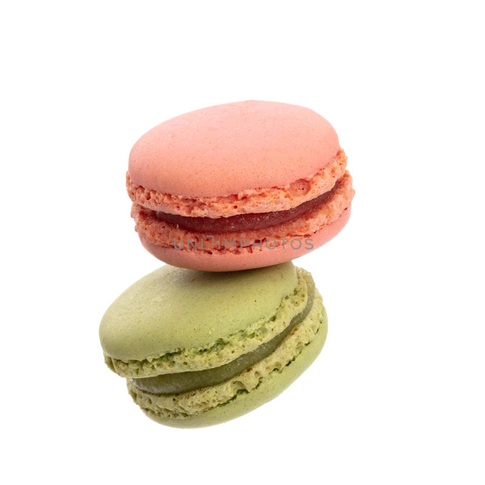 Macaroon isolated on a white background. by gitusik