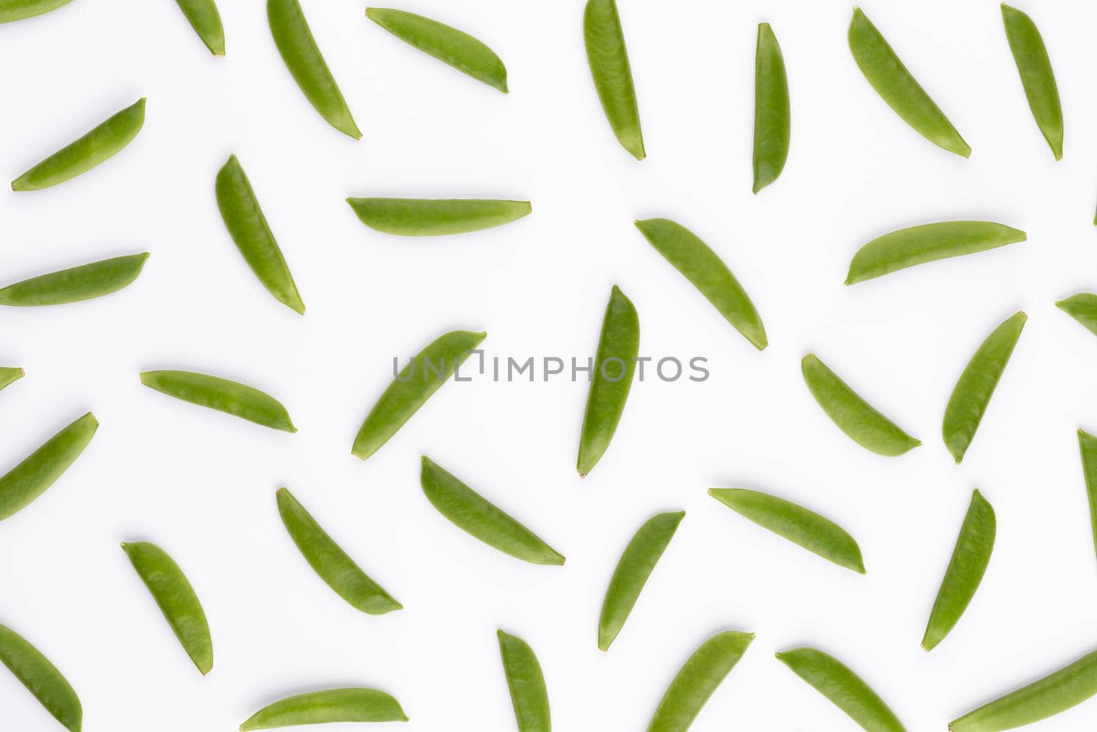 Pea isolated on a white background.