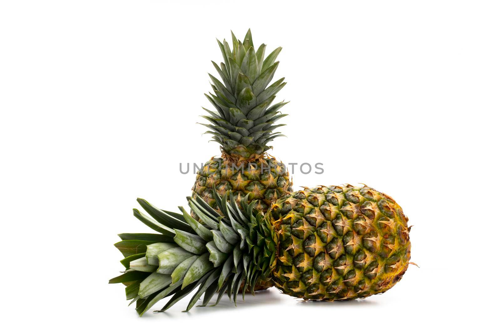 Ananas isolated on a white background.