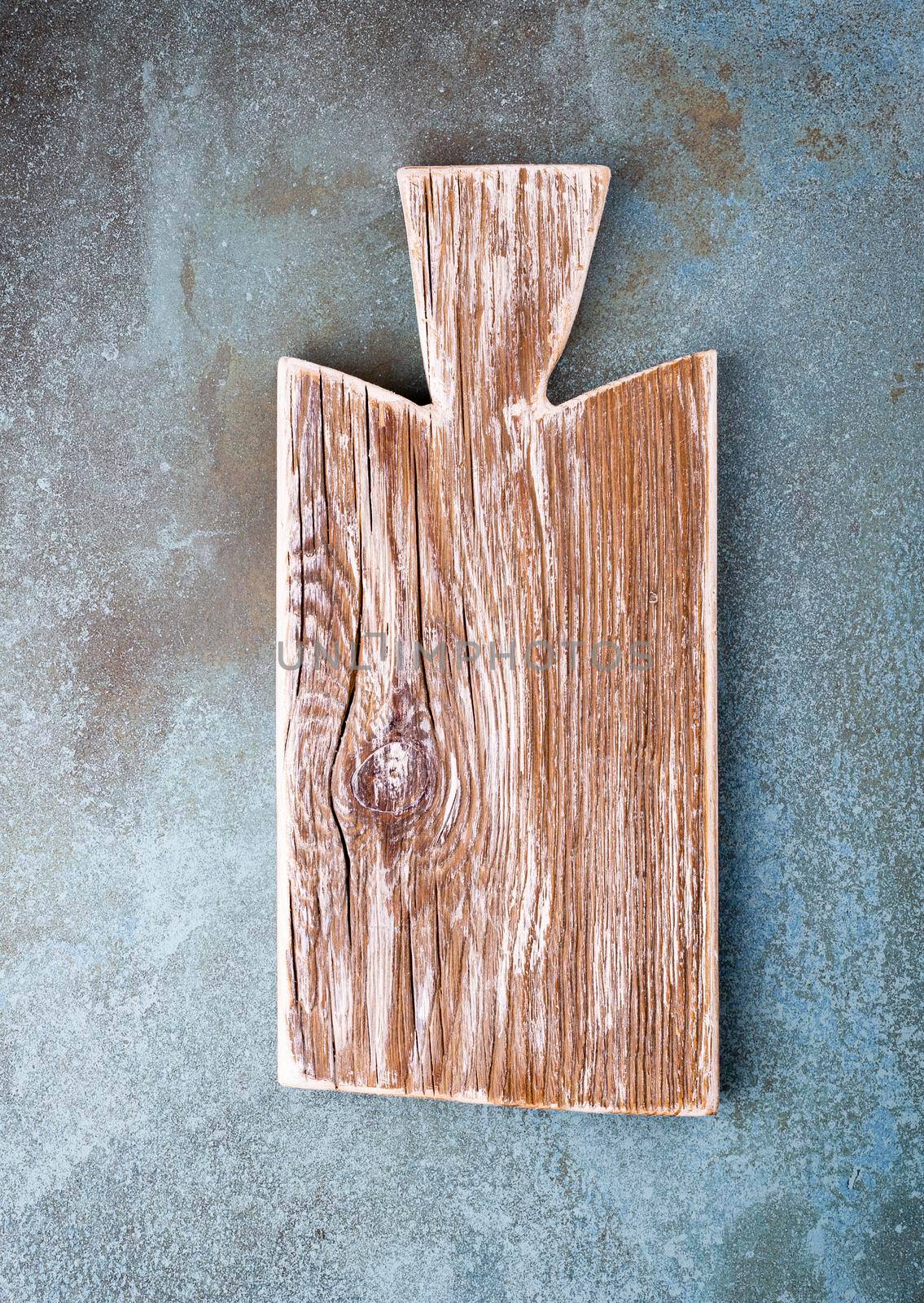 Empty cutting board Cutting Board on a old rustik table by gitusik