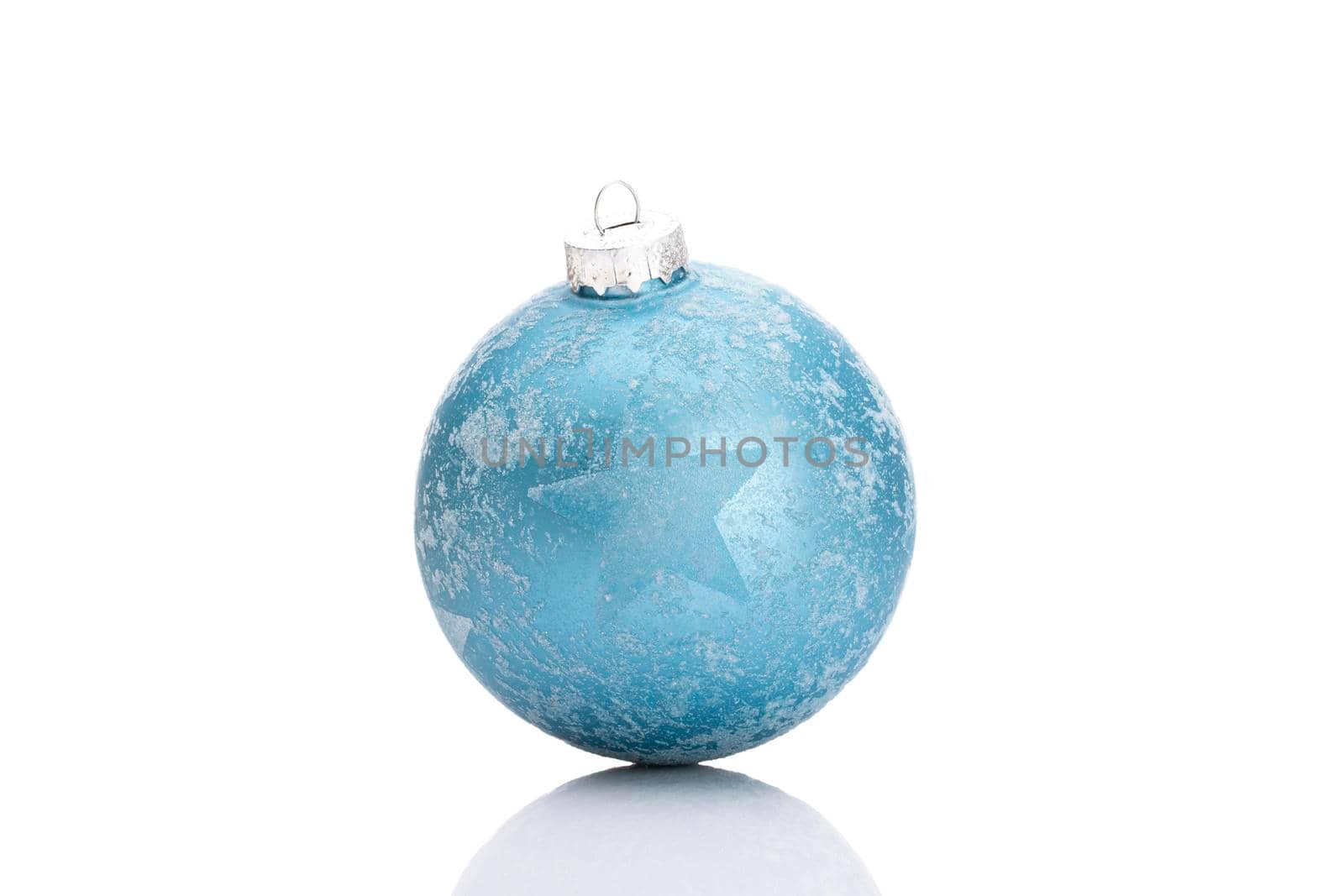 Christmas Ornaments balls isolated on a white background.