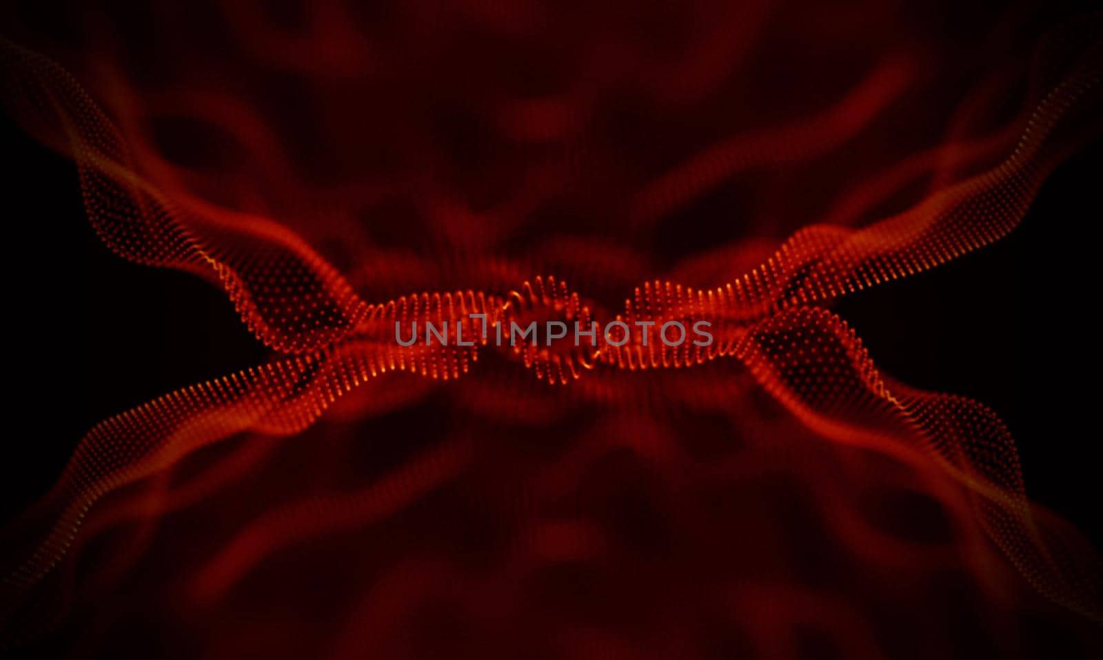 Abstract Red Geometrical Background . Connection structure. Science background. Futuristic Technology HUD Element . onnecting dots and lines . Big data visualization and Business . by DmytroRazinkov