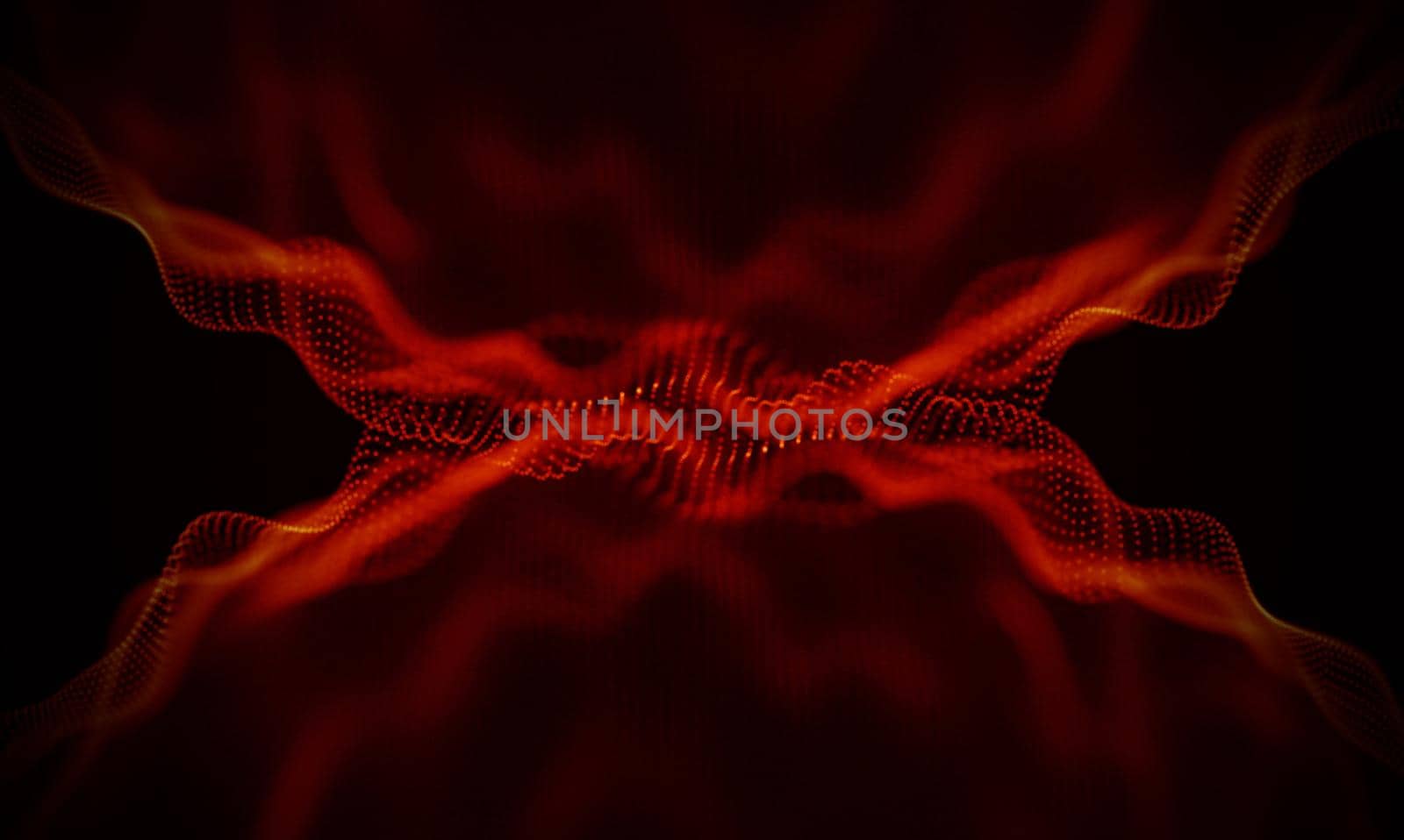 Abstract Red Geometrical Background . Connection structure. Science background. Futuristic Technology HUD Element . onnecting dots and lines . Big data visualization and Business . by DmytroRazinkov