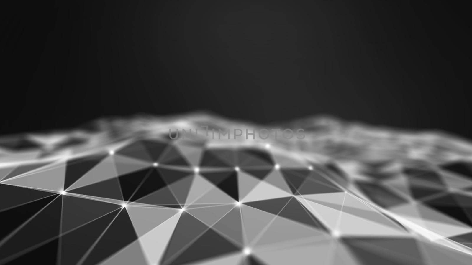 Abstract technology background. Background 3d grid.Cyber technology Ai tech wire network futuristic wireframe. Artificial intelligence . Cyber security background