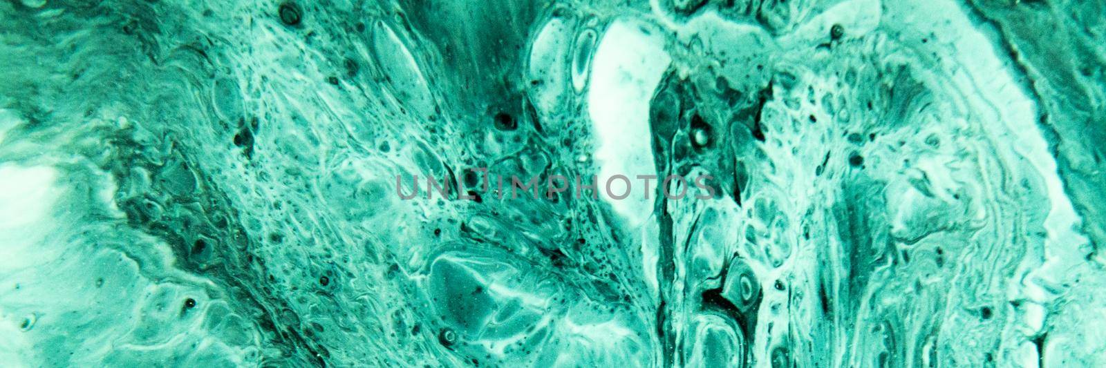Artistic decoration made of epoxy resin. Epoxy resin paint, abstract background. Banner