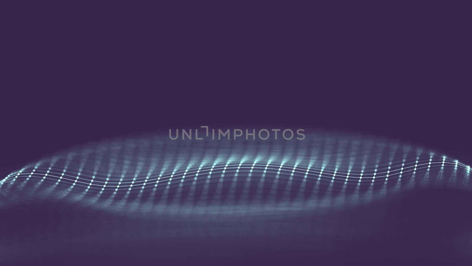 Data technology abstract futuristic illustration . Low poly shape with connecting dots and lines on dark background. 3D rendering . Big data visualization . by DmytroRazinkov