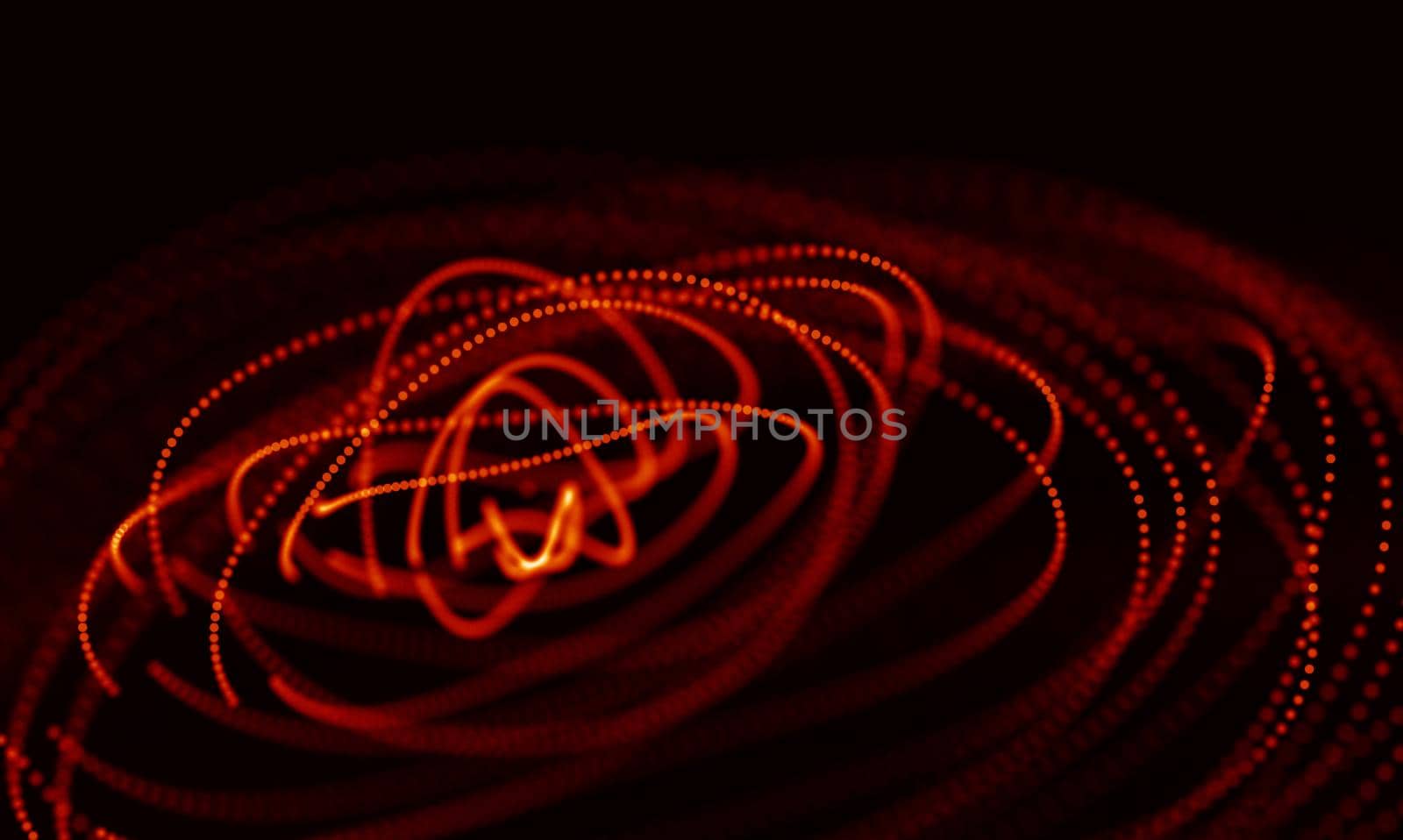 Abstract Black Geometrical Background . Connection structure. Science background. Futuristic Technology HUD Element . onnecting dots and lines . Big data visualization and Business .