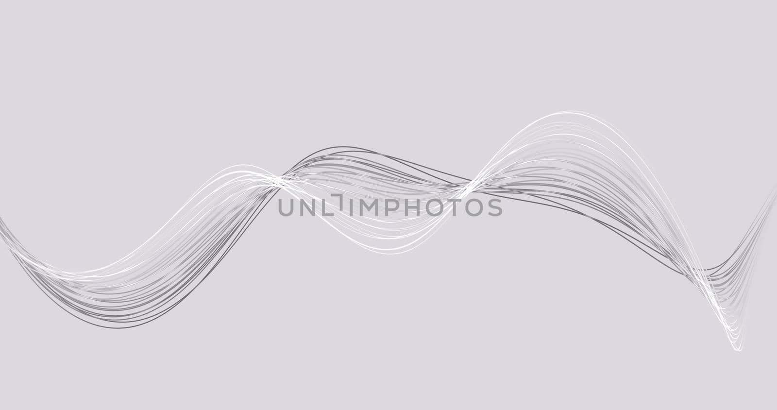 Abstract light gray background with dynamic 3d lines. white and gray lines on a gray background. geometric background, copy space.