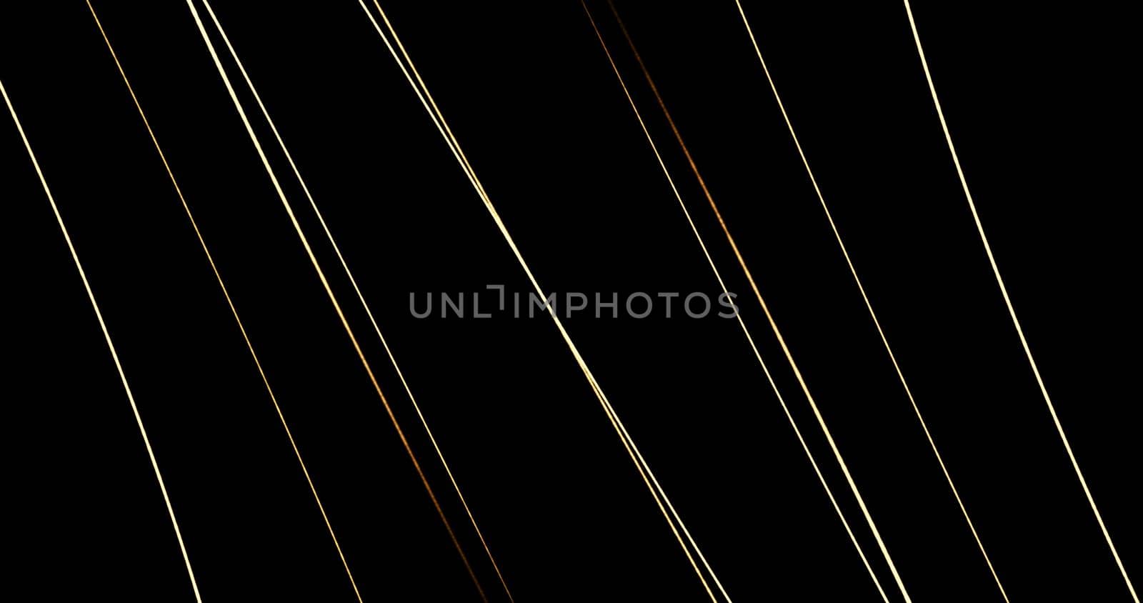 Abstract black background with dynamic 3d lines. gray brown beige lines on a black background. geometric background, copy space.