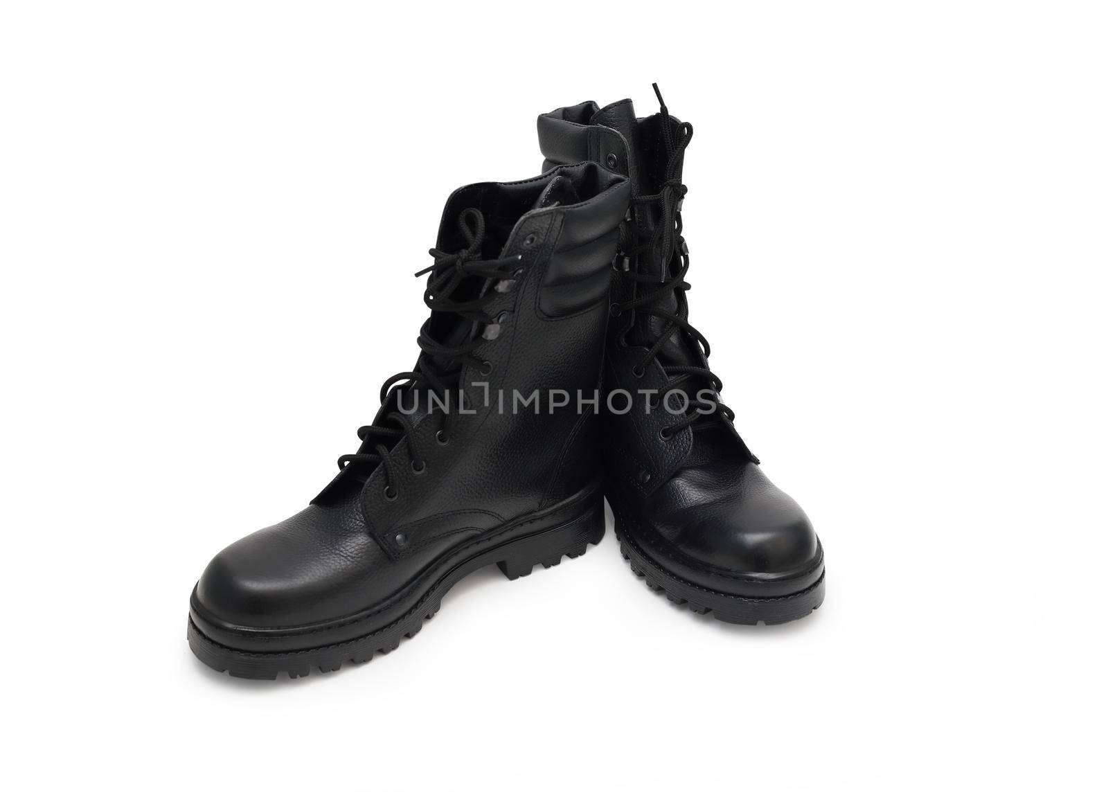Black Military Boots by kvkirillov