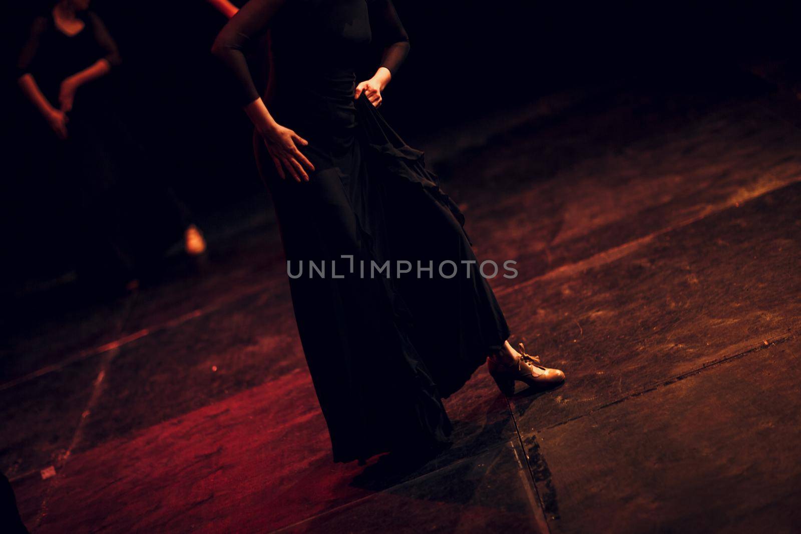 Flamenco. Performance on stage.