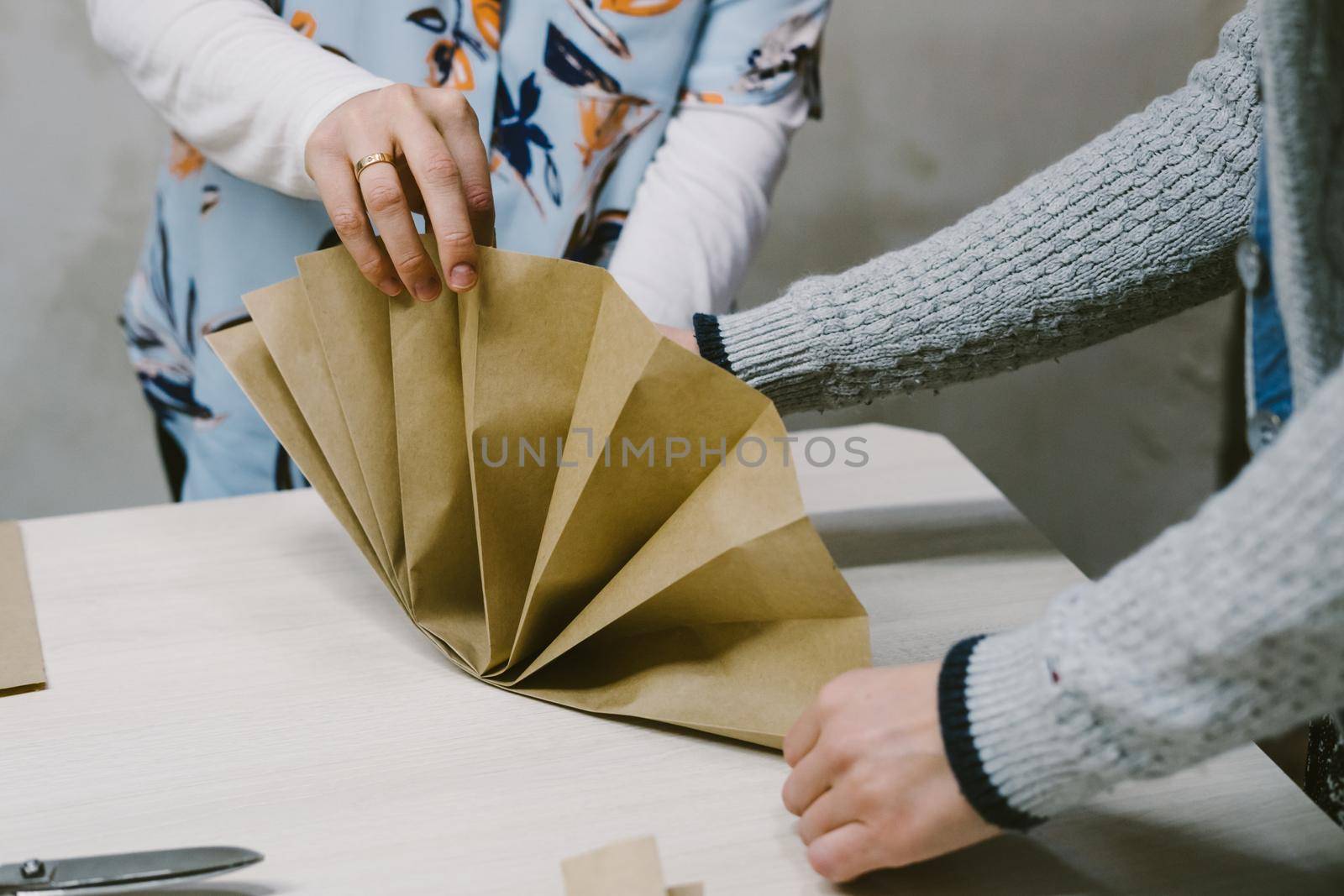 Master class on creating a three-dimensional star or snowflake from paper. Decor for the room with your own hands. The origami stage. DIY personalized xmas decoration.