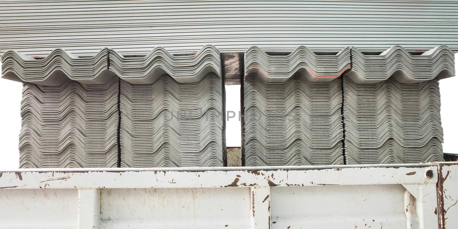Roof Tiles in Material Store by titipong