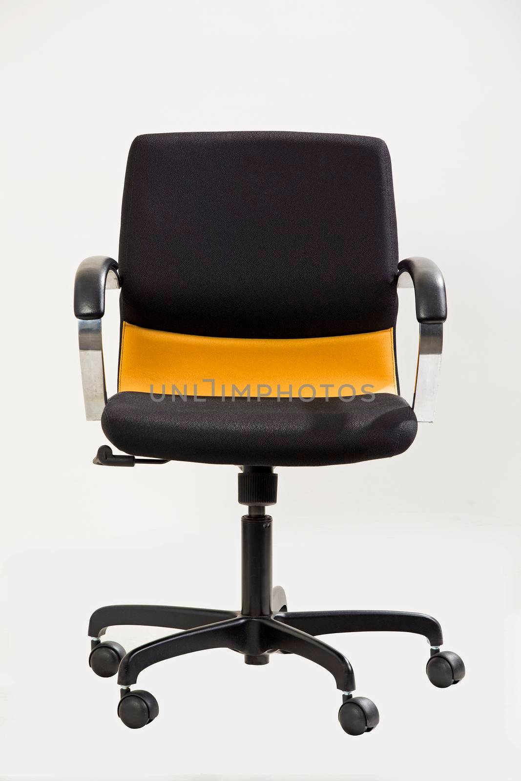 Office chair on white background by titipong