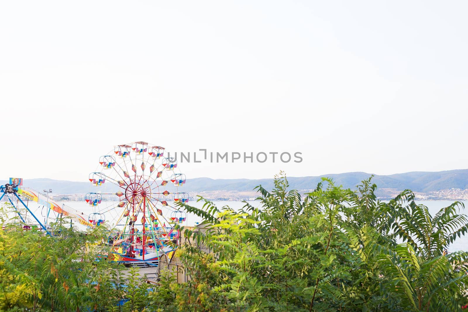 Merry go round in Bulgaria, Nessebar, sea view by sfinks