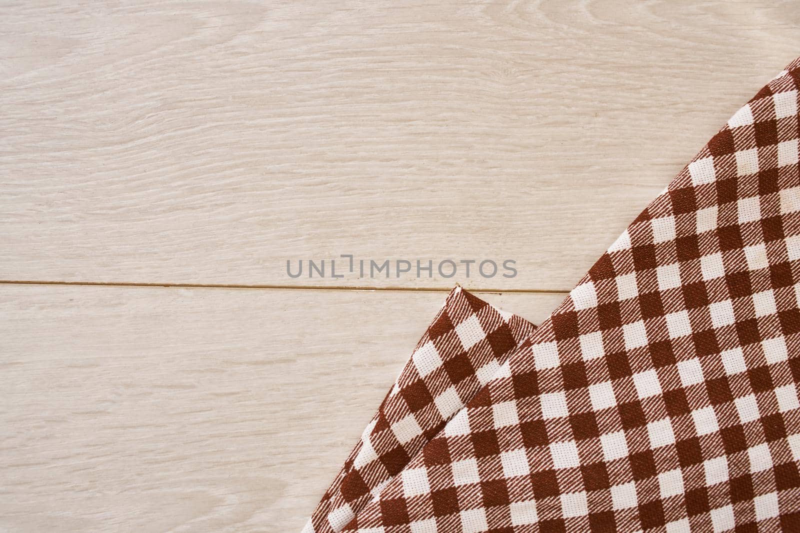 wooden texture plaid tablecloth kitchen textile design by Vichizh