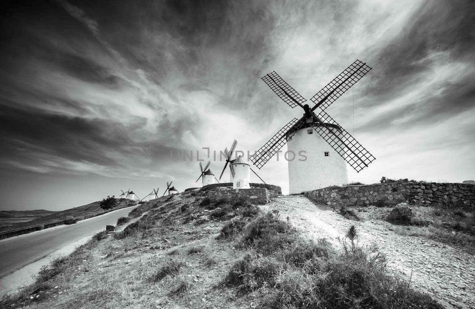 windmills in Consuegra by GekaSkr