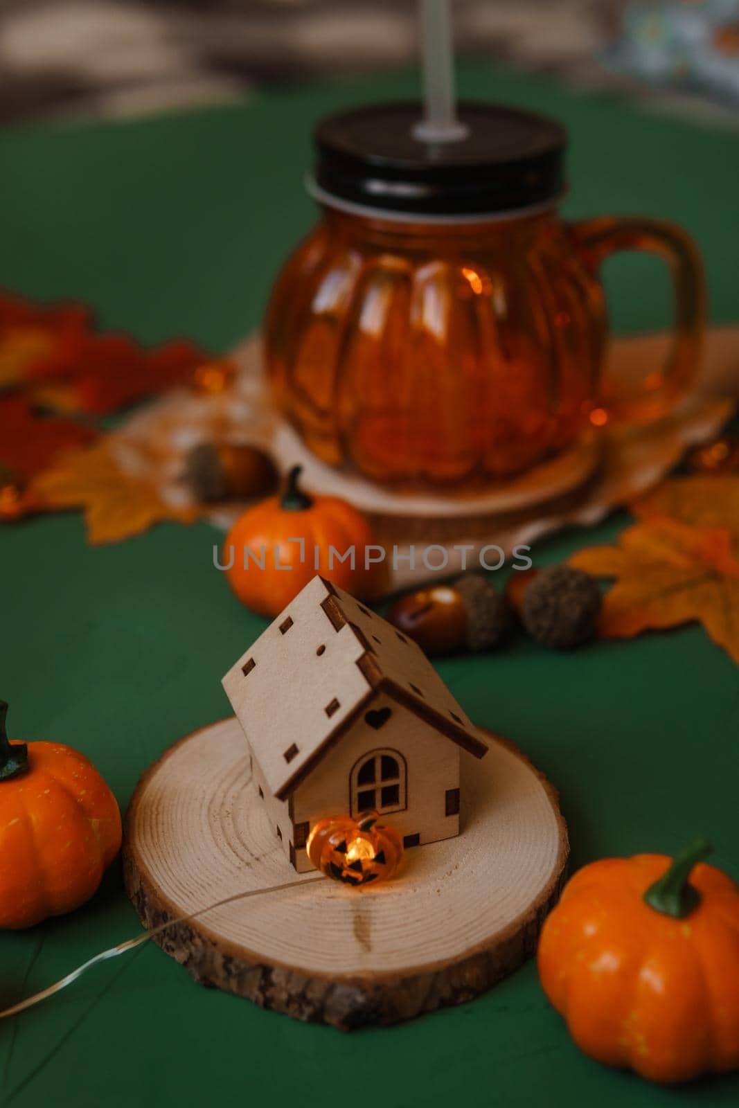 Autumn decor in the theme of the Halloween holiday by Annu1tochka