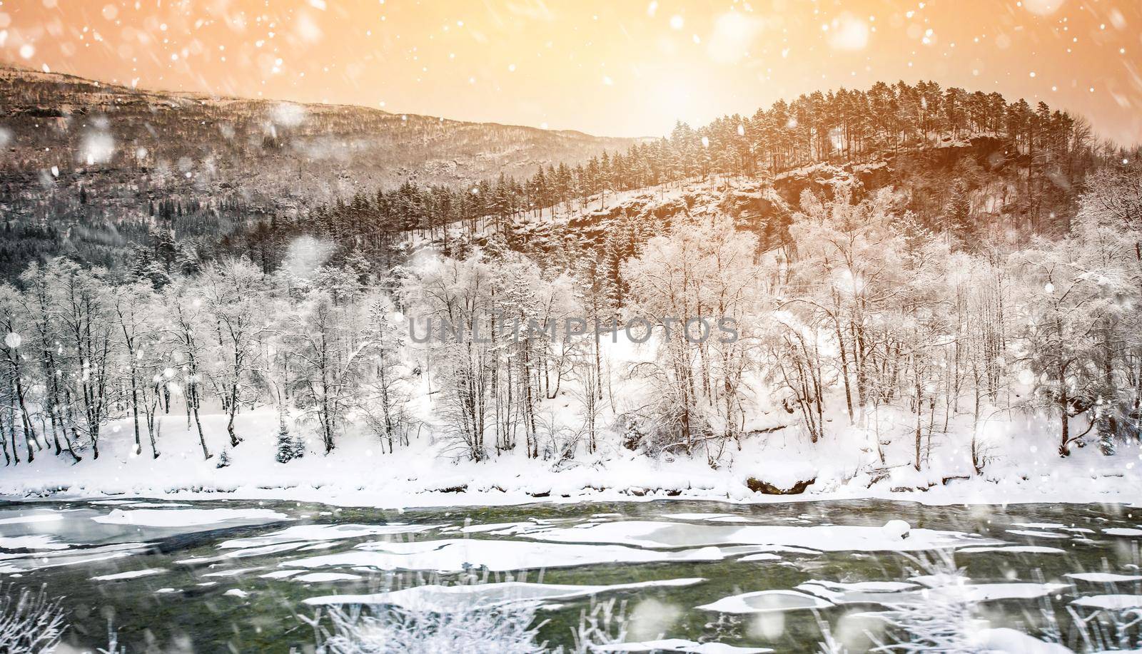 Winter landscape by GekaSkr