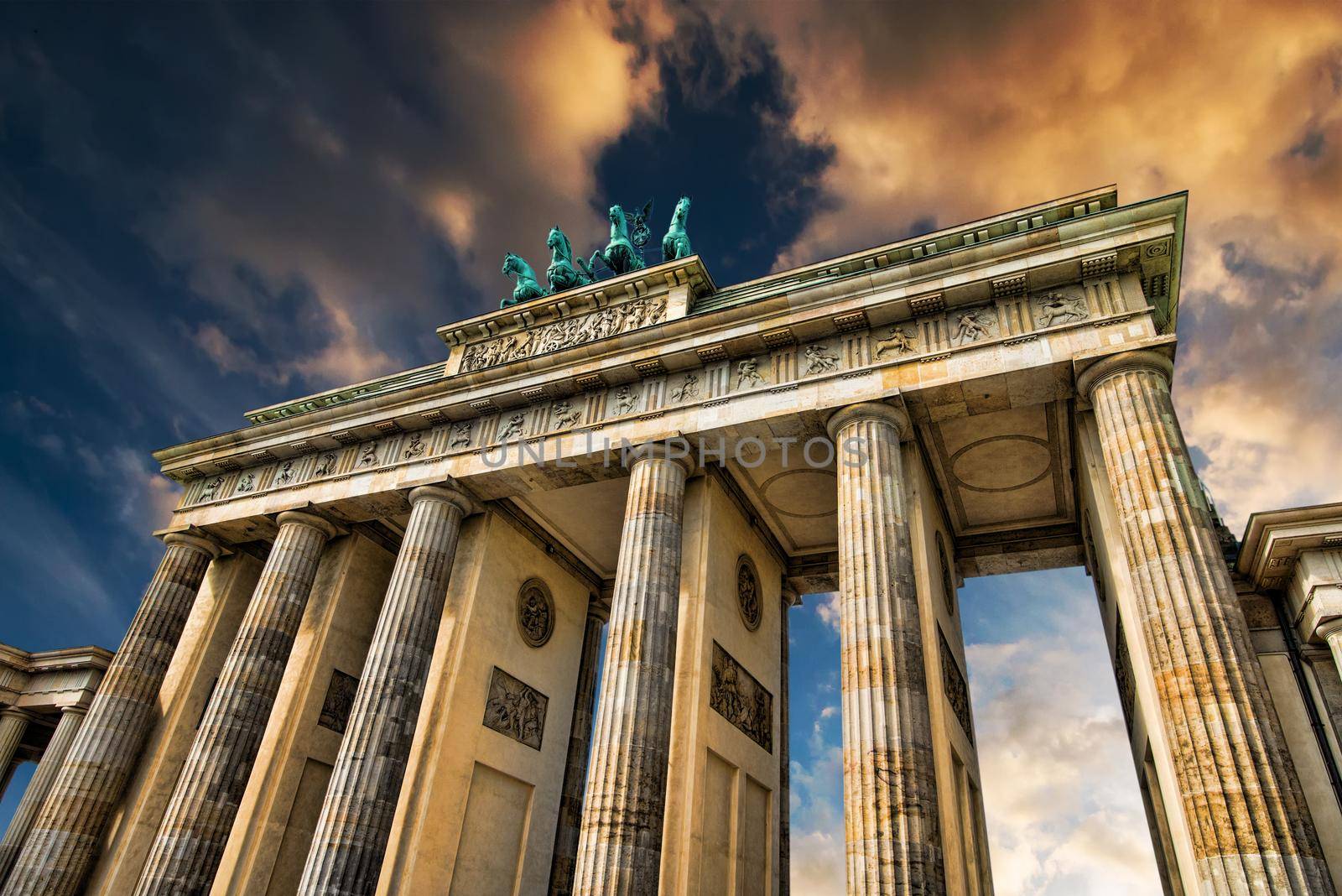 Brandenburg Gate in Berlin by GekaSkr