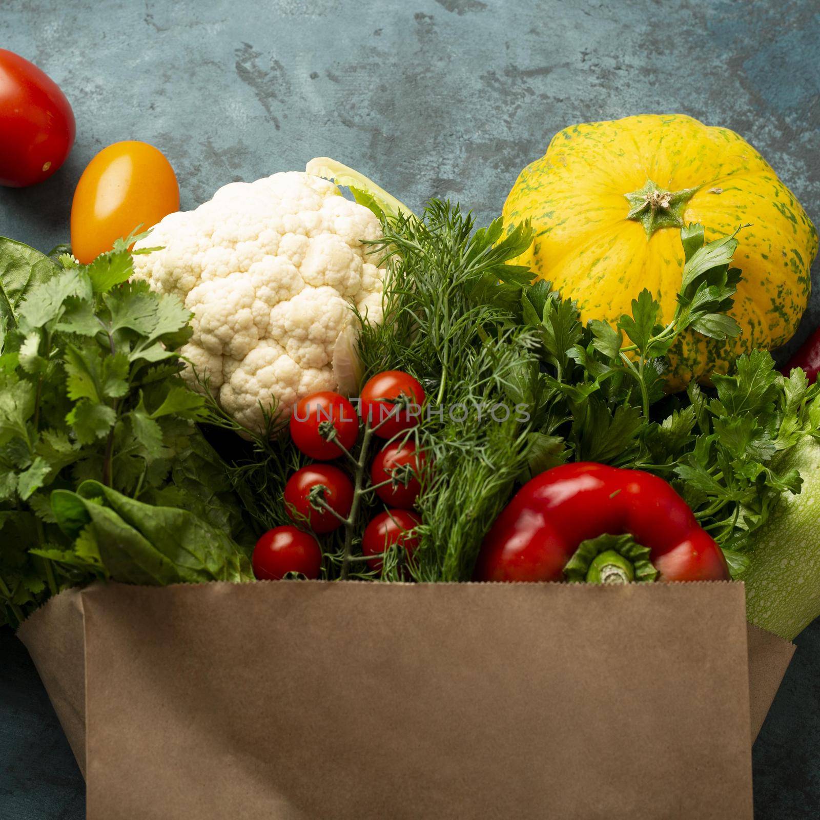 groceries bag with vegetables by Zahard