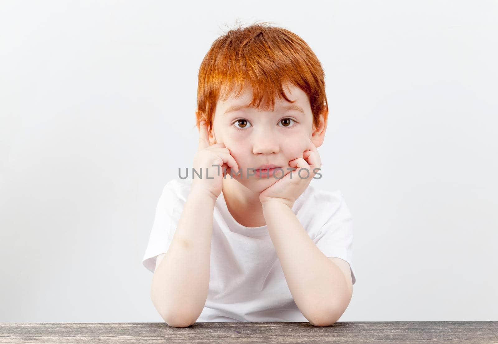 portrait of a boy , tired look by avq