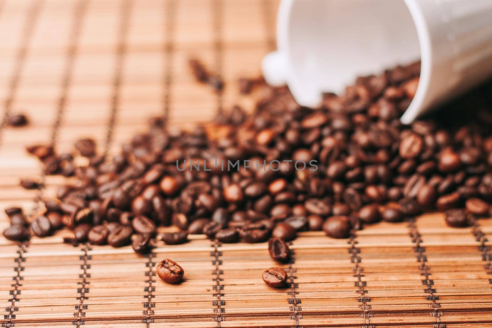 natural coffee espresso invigorating drink view from above by Vichizh