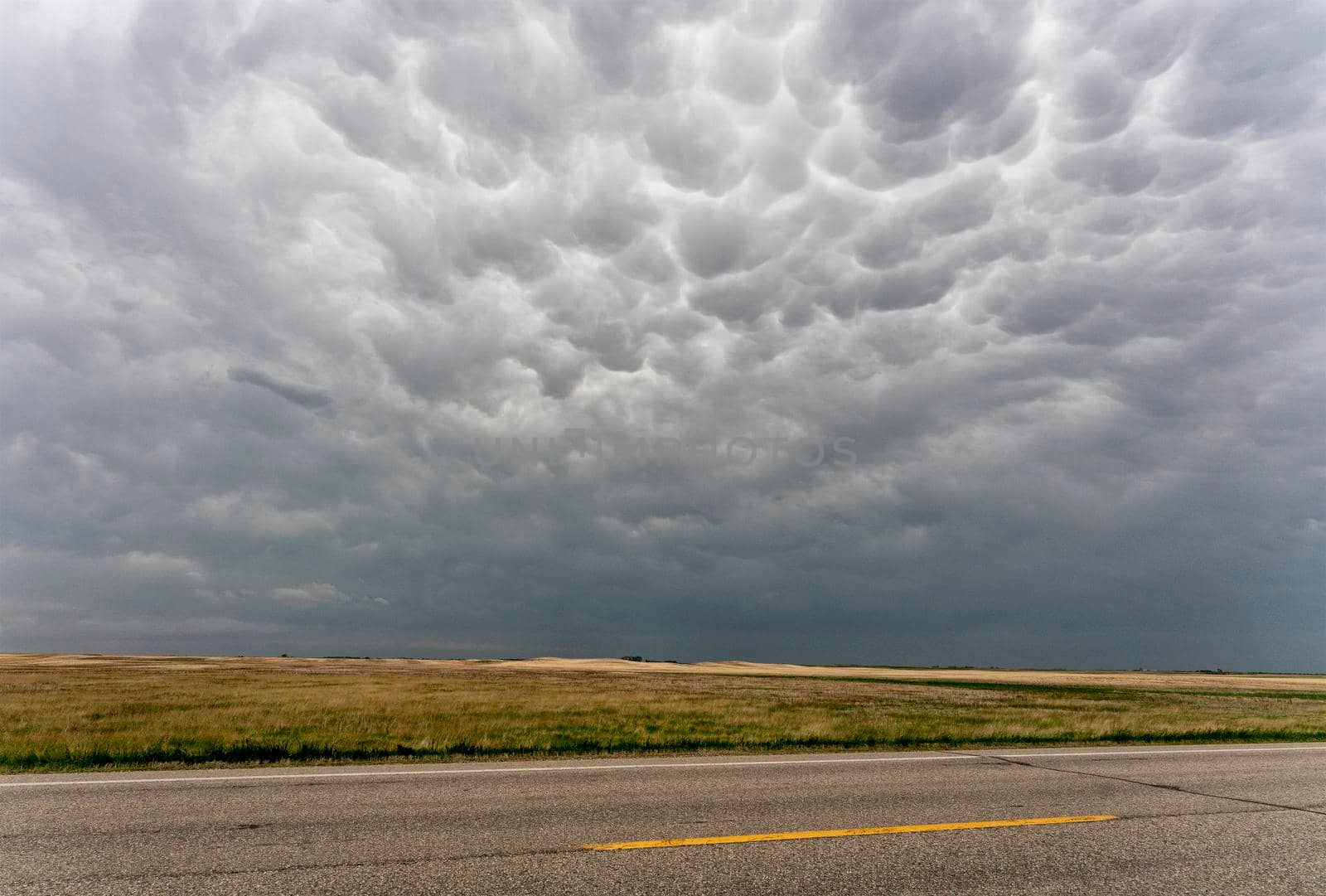 Prairie Storm Clouds in Saskatchewan Canada Rural