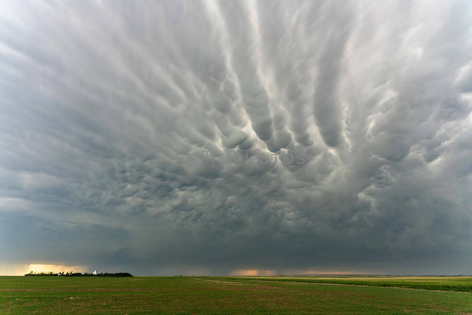 Prairie Storm Clouds in Saskatchewan Canada Rural