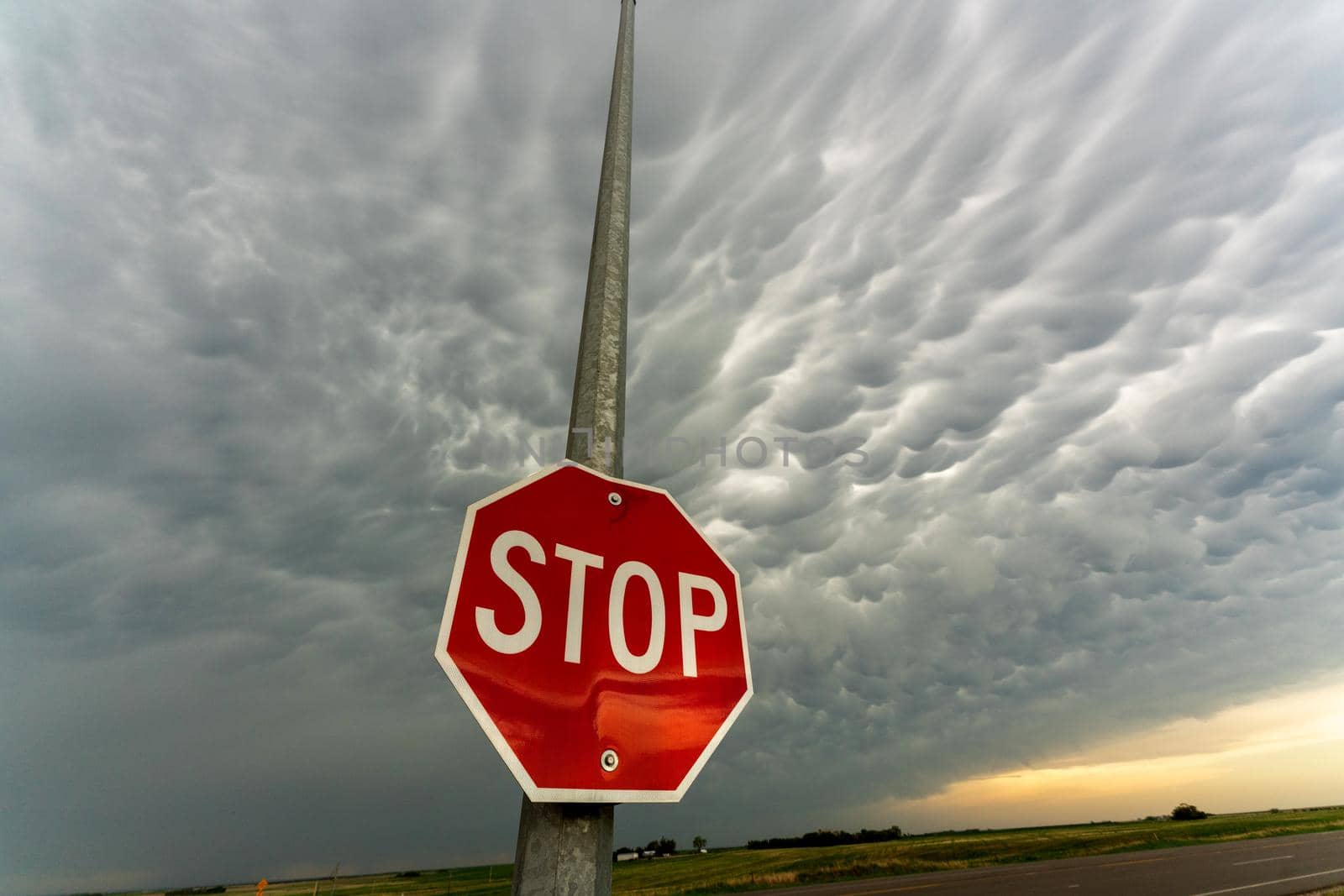 Prairie Storm Clouds in Saskatchewan Canada Rural
