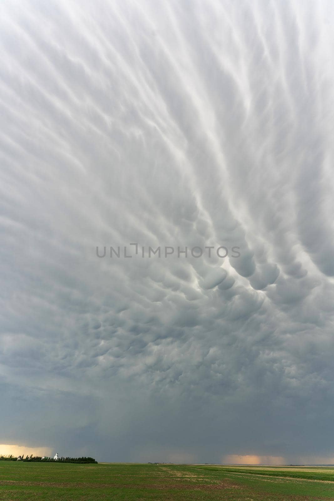 Prairie Storm Clouds in Saskatchewan Canada Rural