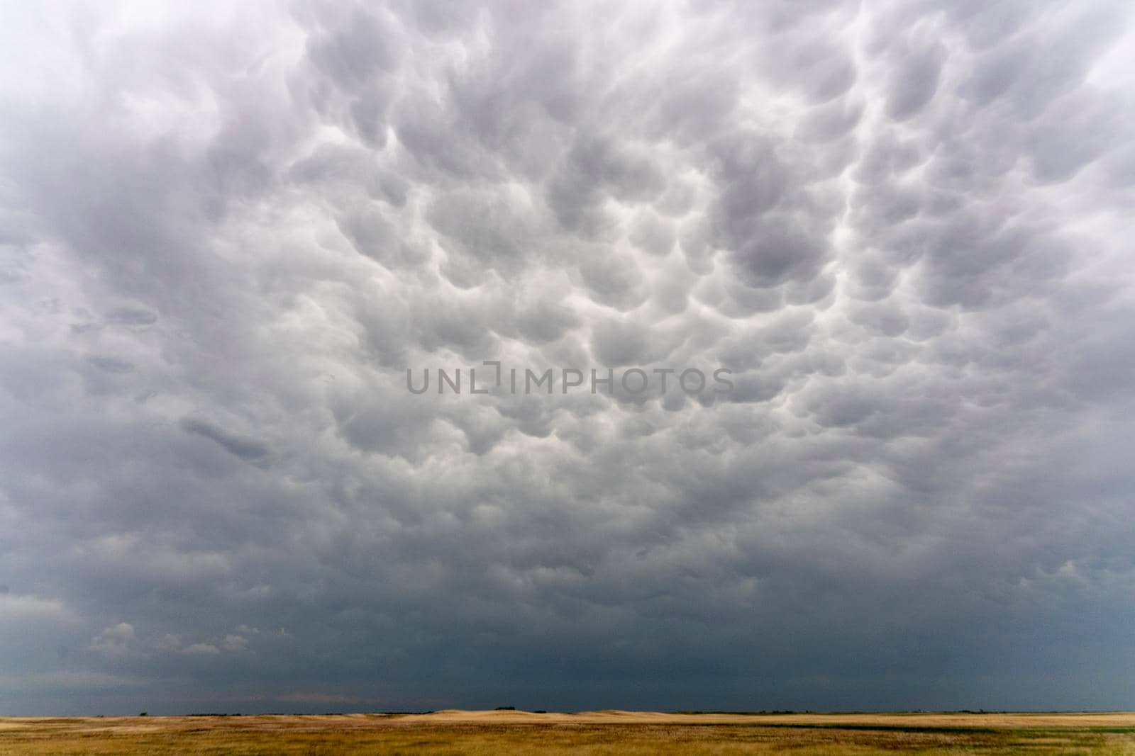 Prairie Storm Clouds in Saskatchewan Canada Rural