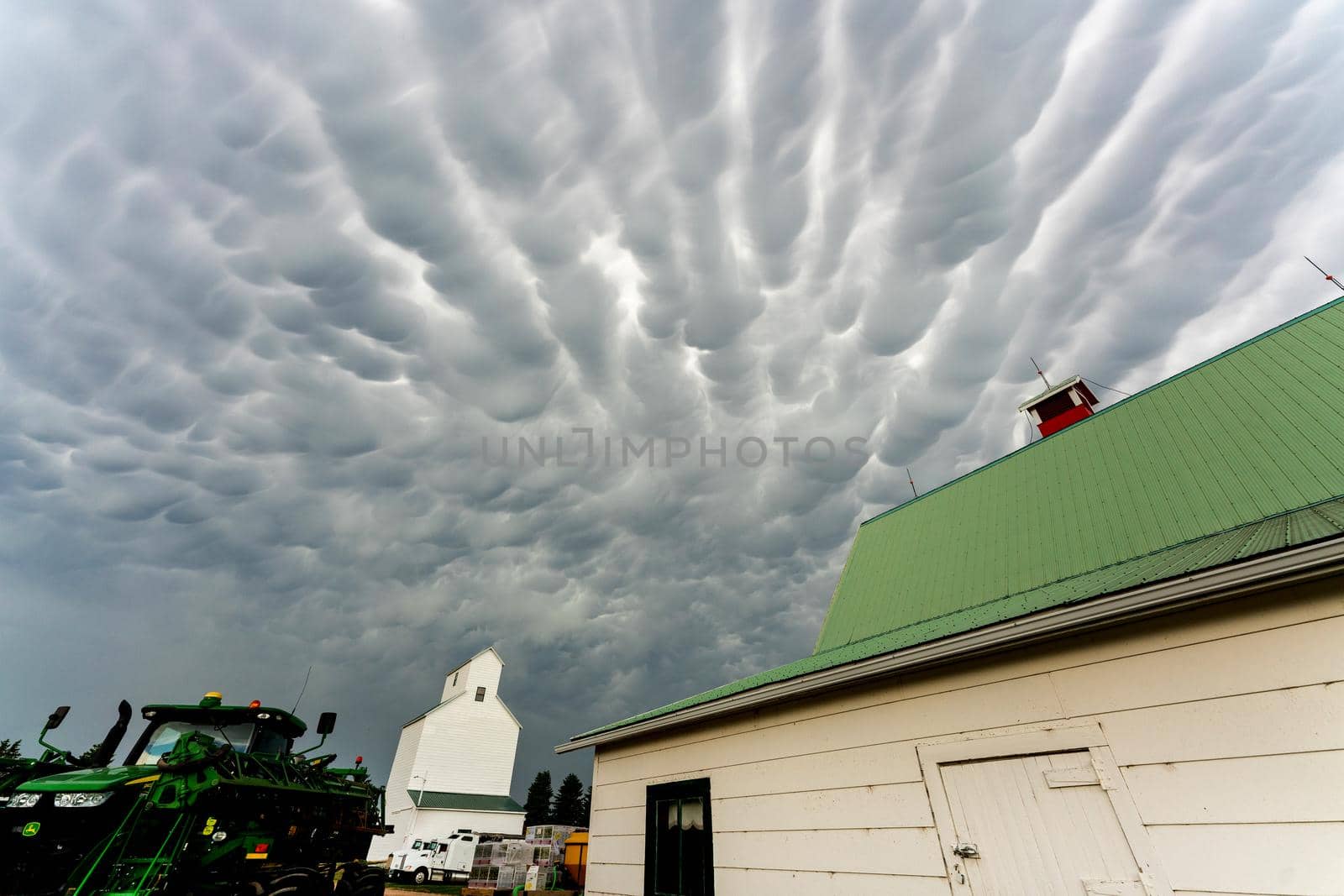 Prairie Storm Clouds in Saskatchewan Canada Rural