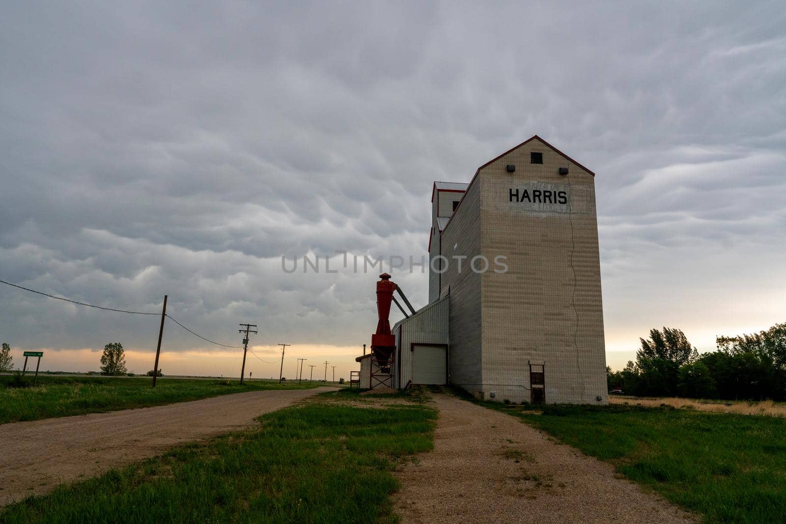 Prairie Storm Clouds in Saskatchewan Canada Rural