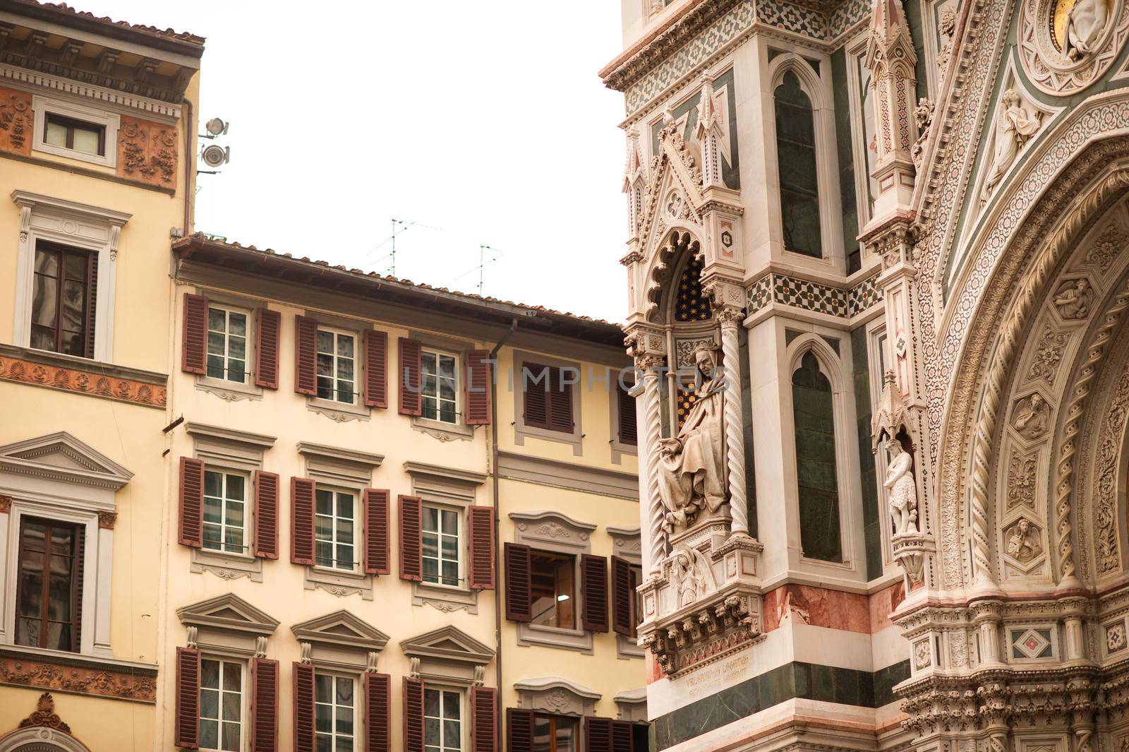 Cathedral Santa Maria del Fiore in Florence, Italy. by Lobachad