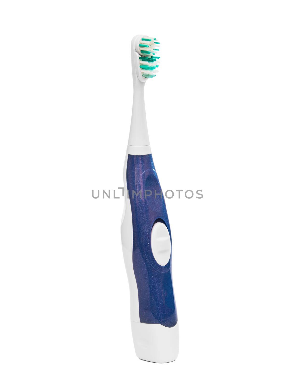 electric toothbrush isolated on a white background