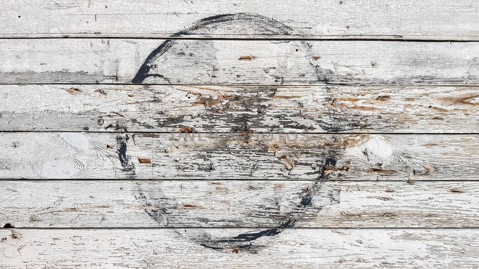 Grunge plank wood texture background. Close up of gray wooden fence panels.