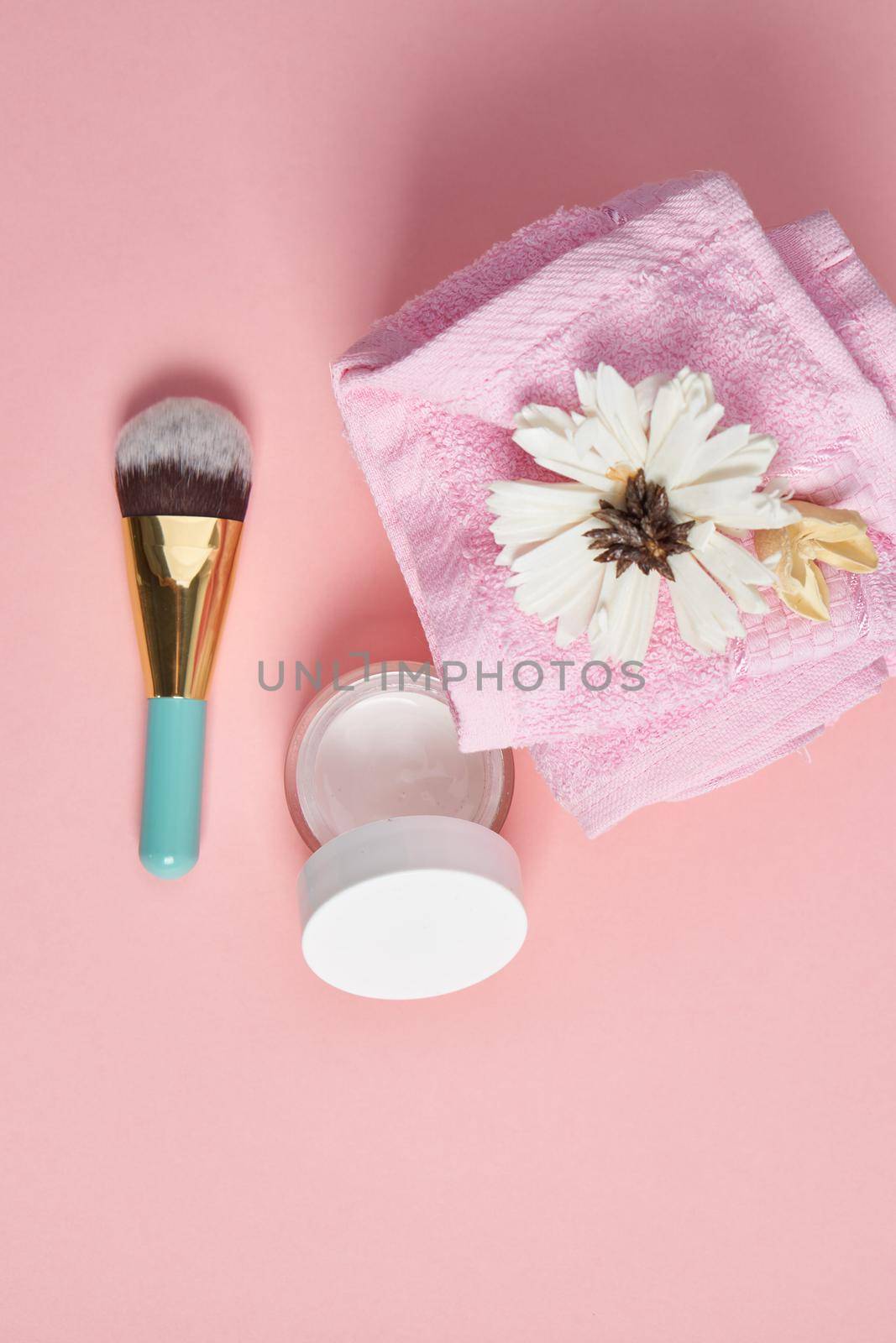 hygiene items cosmetics health procedures isolated background by Vichizh