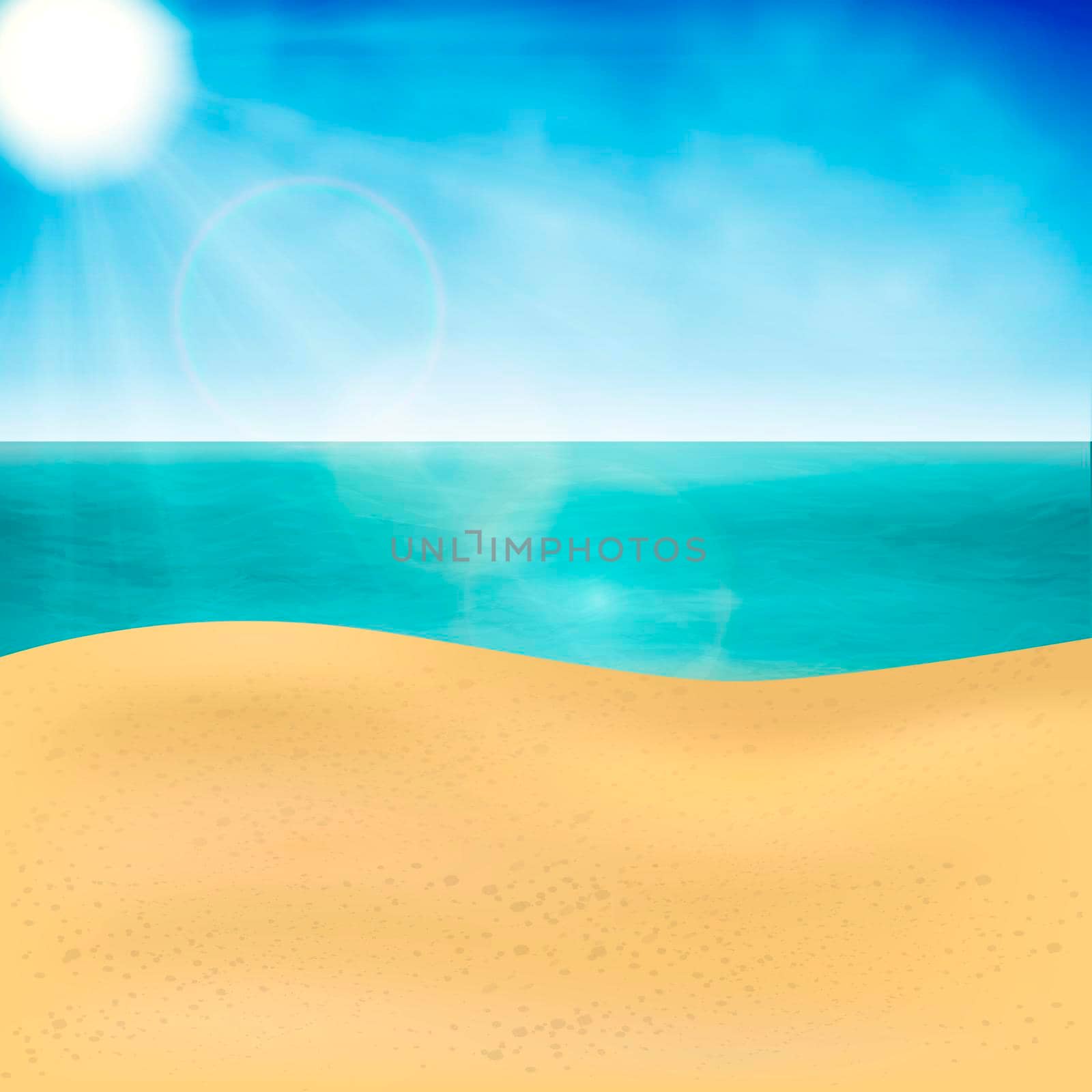 Summer sea beach. background for banners, posters, cards, and much more.