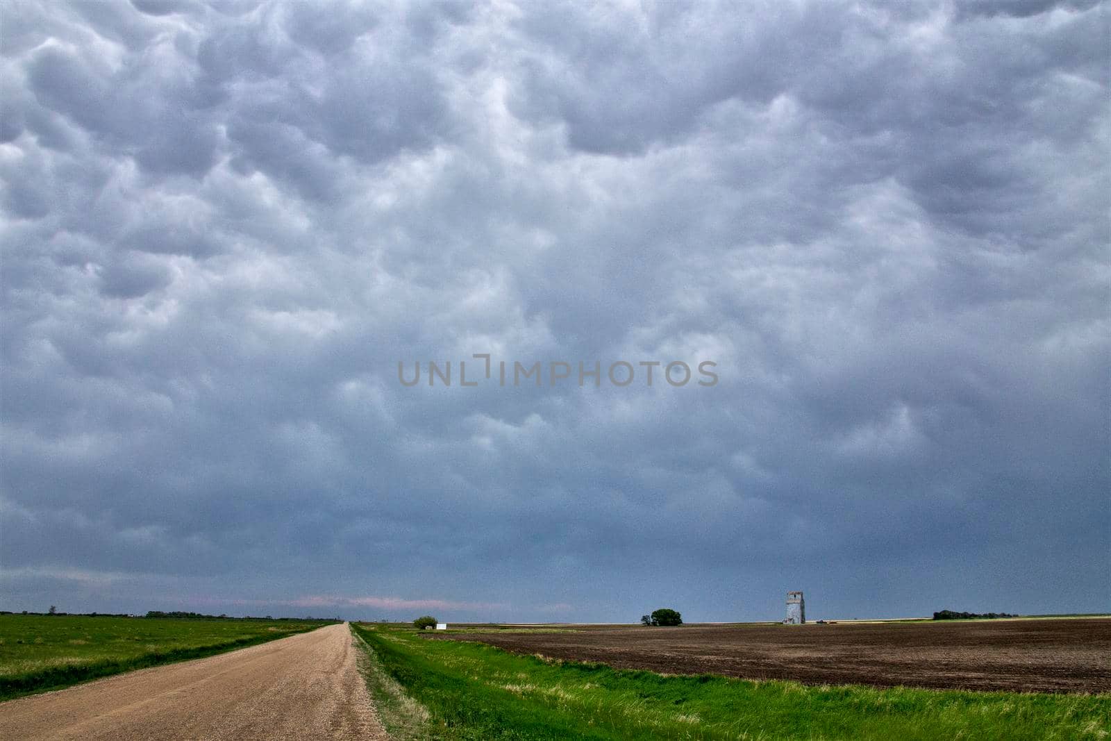 Prairie Storm Clouds in Saskatchewan Canada Rural
