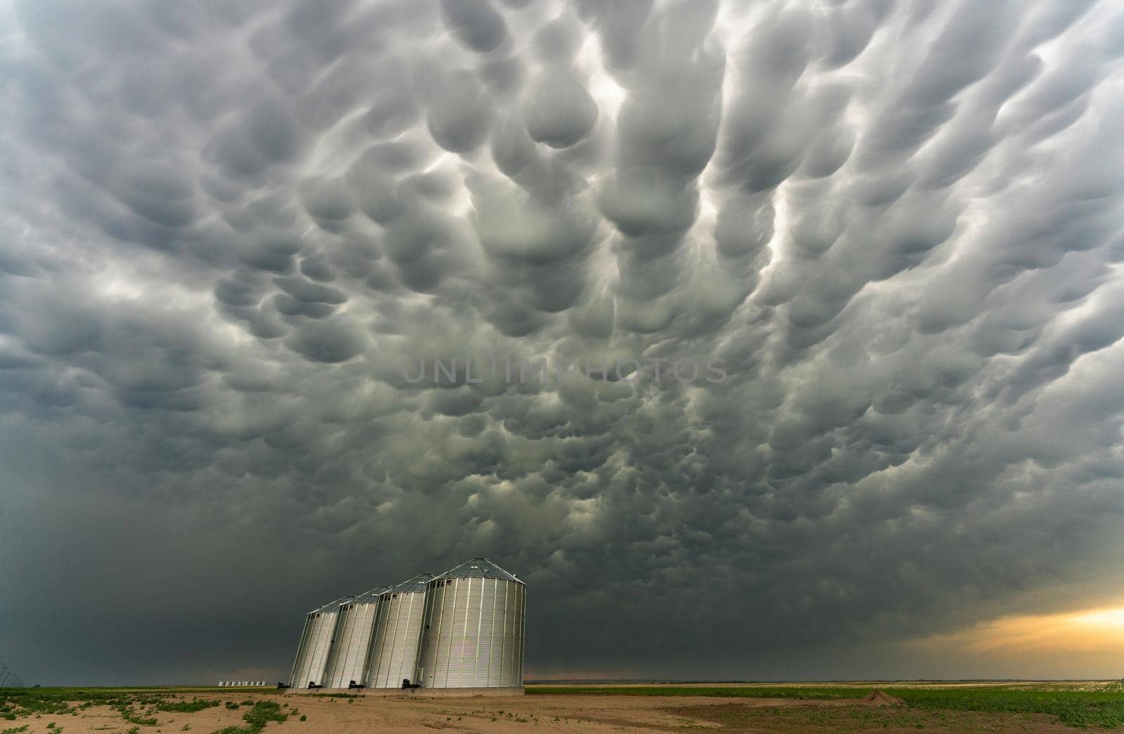Prairie Storm Clouds in Saskatchewan Canada Rural