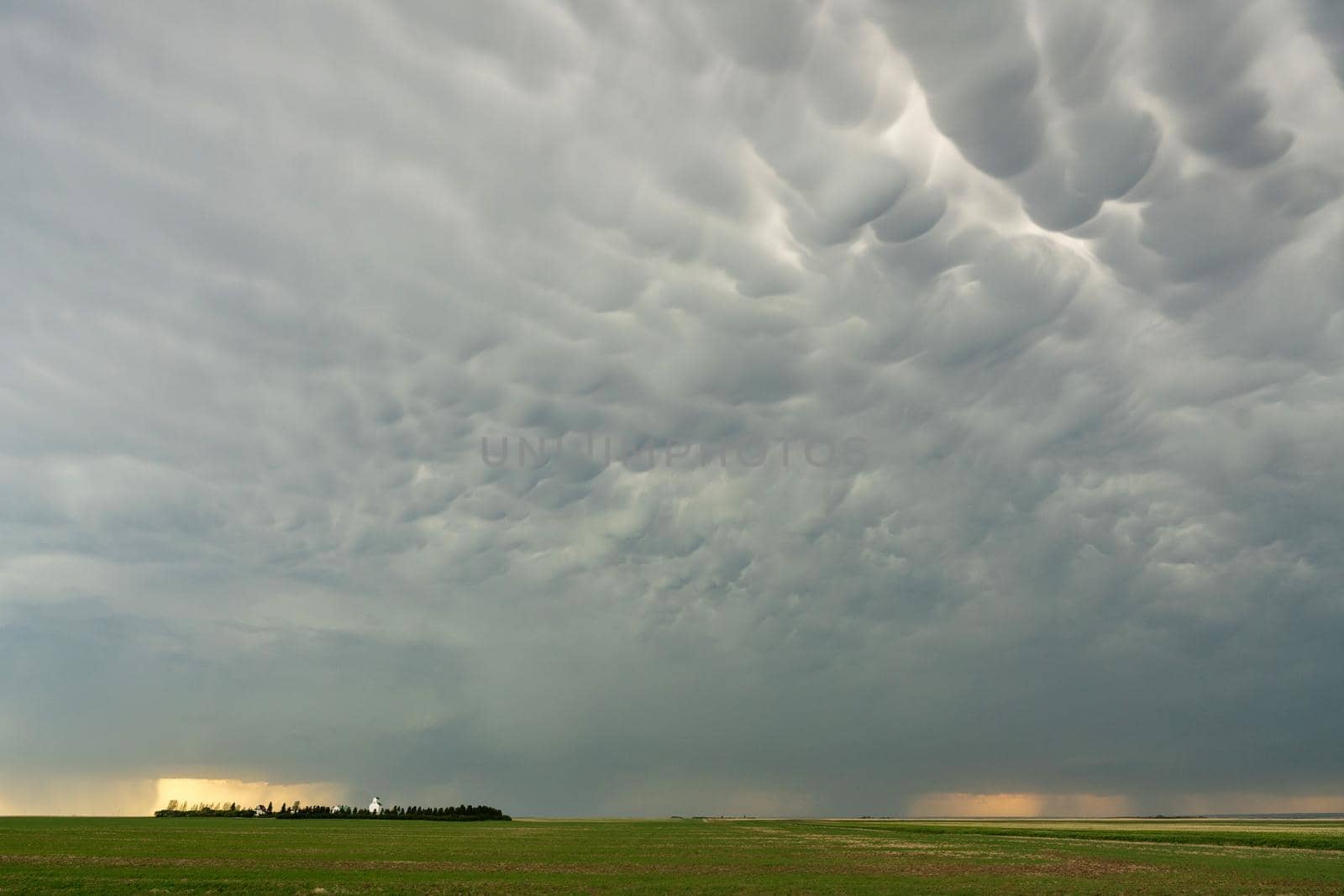 Prairie Storm Clouds in Saskatchewan Canada Rural