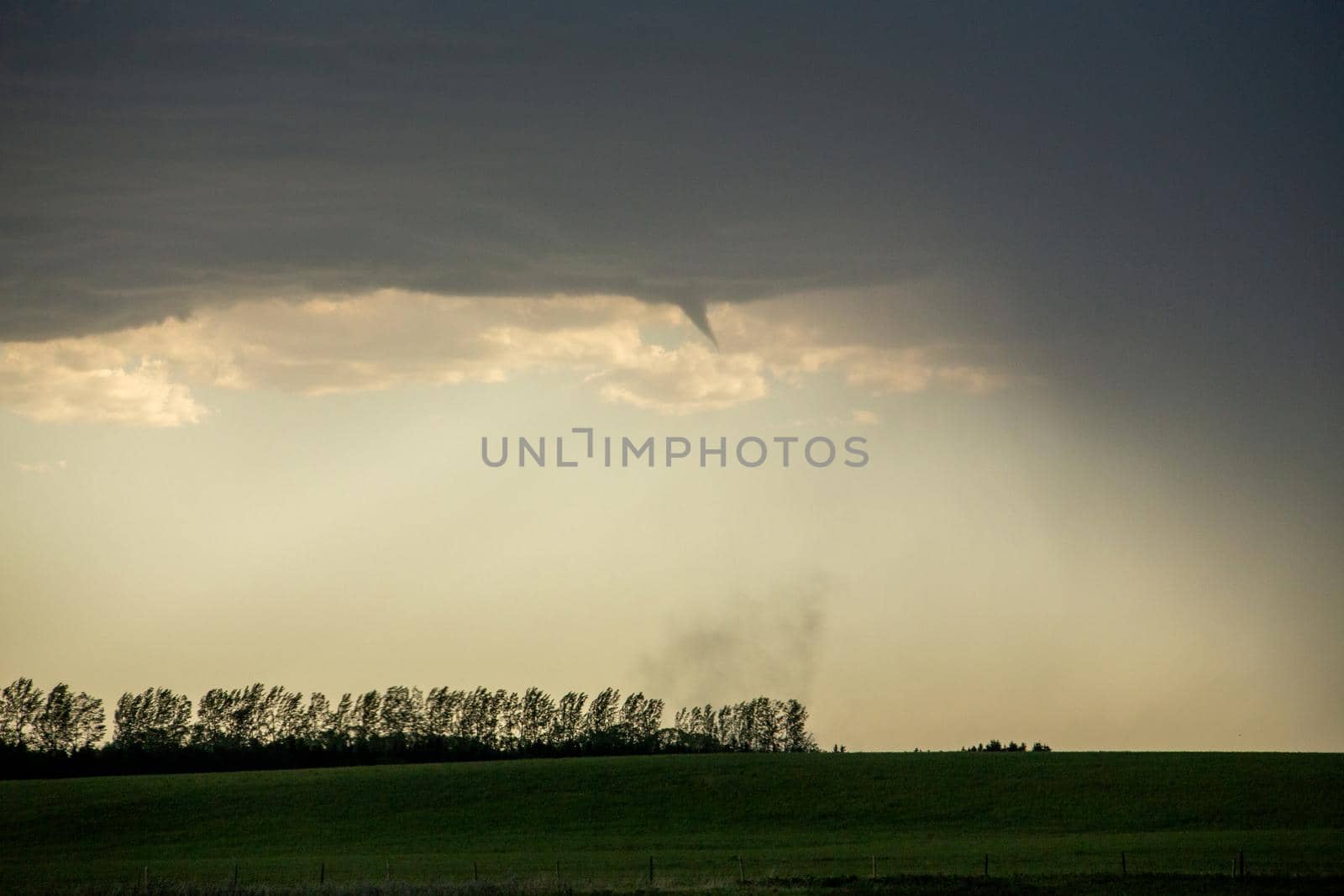 Prairie Storm Clouds in Saskatchewan Canada Rural