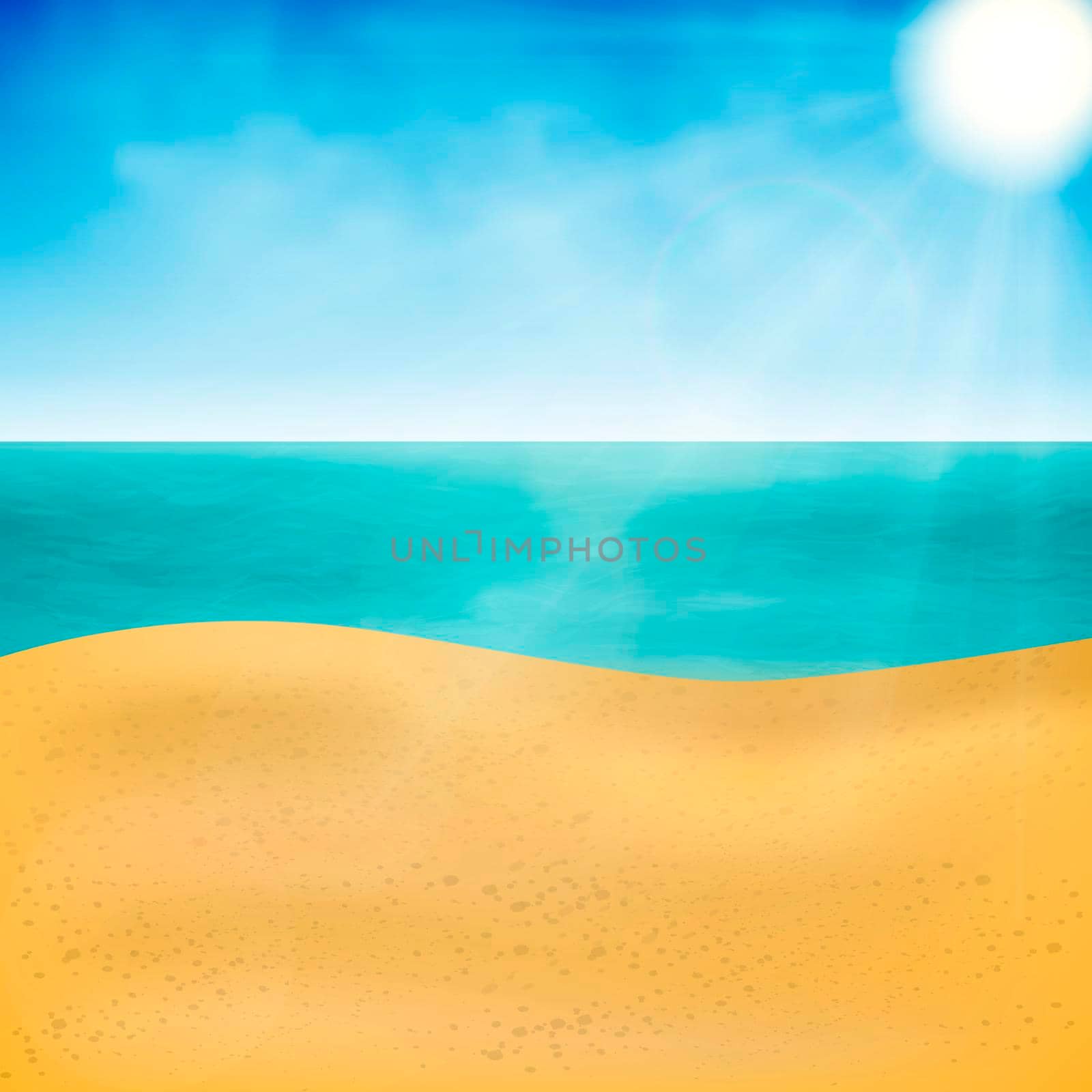 Summer sea beach. background for banners, posters, cards, and much more.