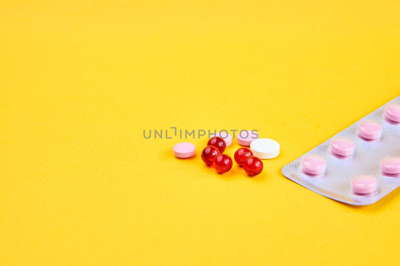 pill packs vitamins antibiotics Pharmaceuticals. High quality photo