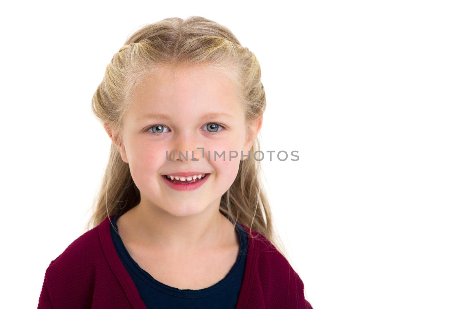 Portrait of happy laughing girl. by kolesnikov_studio
