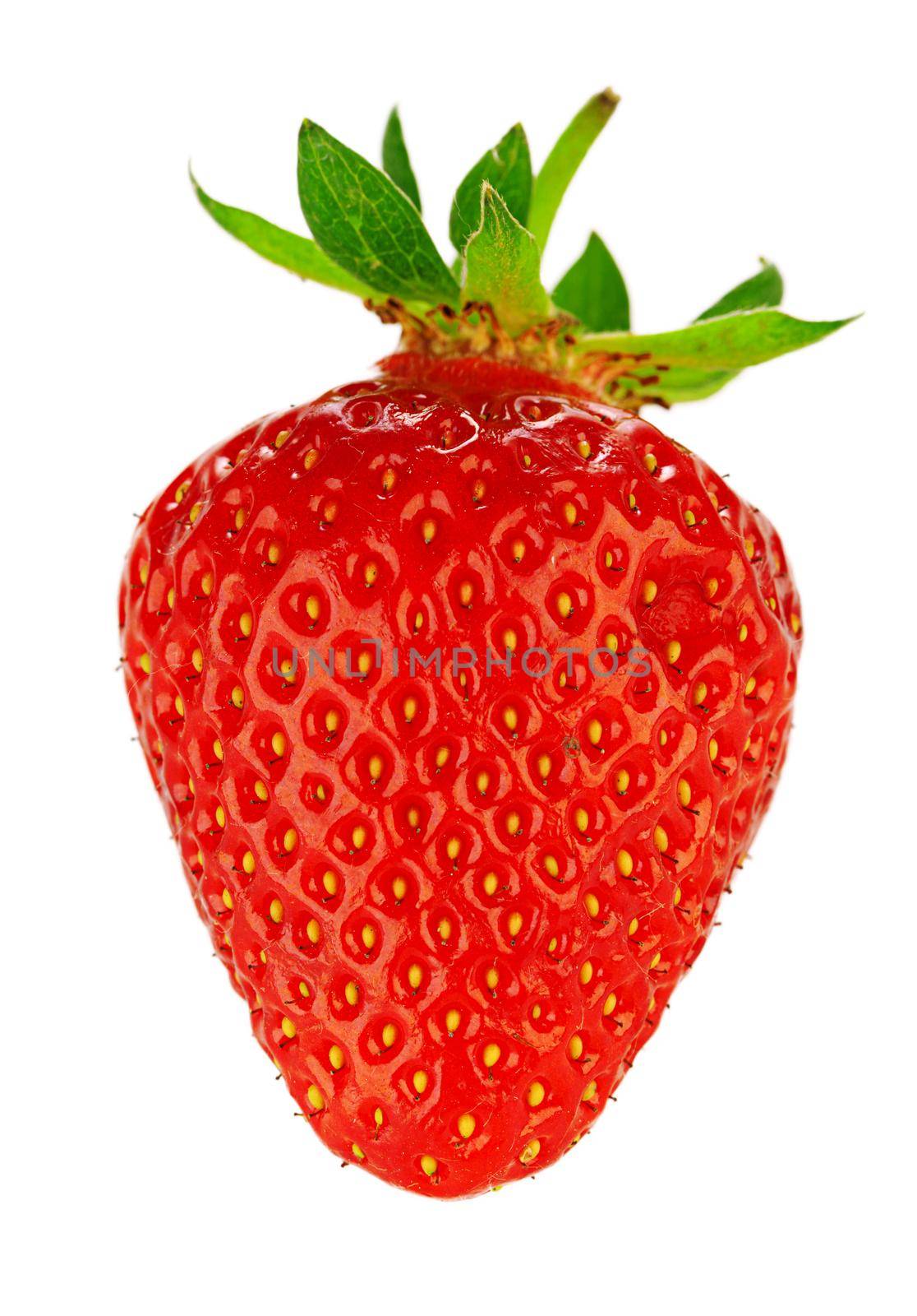 Strawberry isolated on white background.