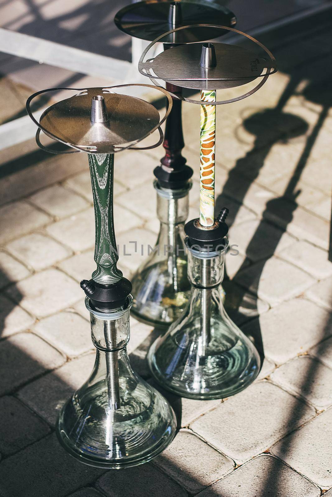 Hookah details for smoking and leisure in natural light by mmp1206
